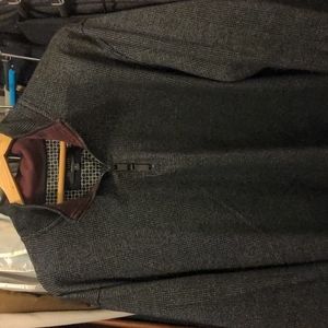 Ted Baker men's quarter-zip sweater/sweatshirt - size UK 7 (men's XXL)